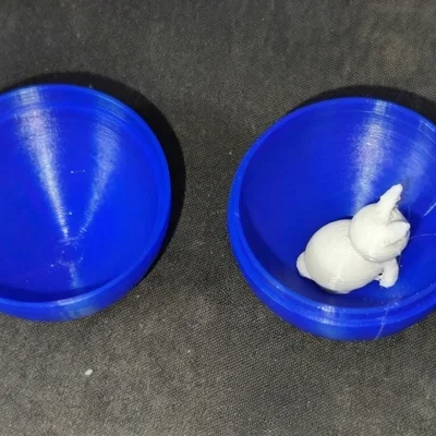 Mô hình chú thỏ trong quả trứng 3D đáng yêu (Egg Bunny)