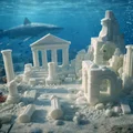Mô hình trang trí bể cá Atlantis cổ đại - In 3D độc đáo - Thumbnail 1