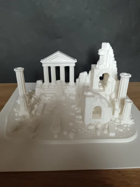 Mô hình trang trí bể cá Atlantis cổ đại - In 3D độc đáo - Image 3