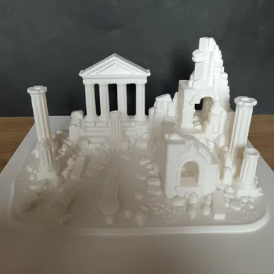 Mô hình trang trí bể cá Atlantis cổ đại - In 3D độc đáo