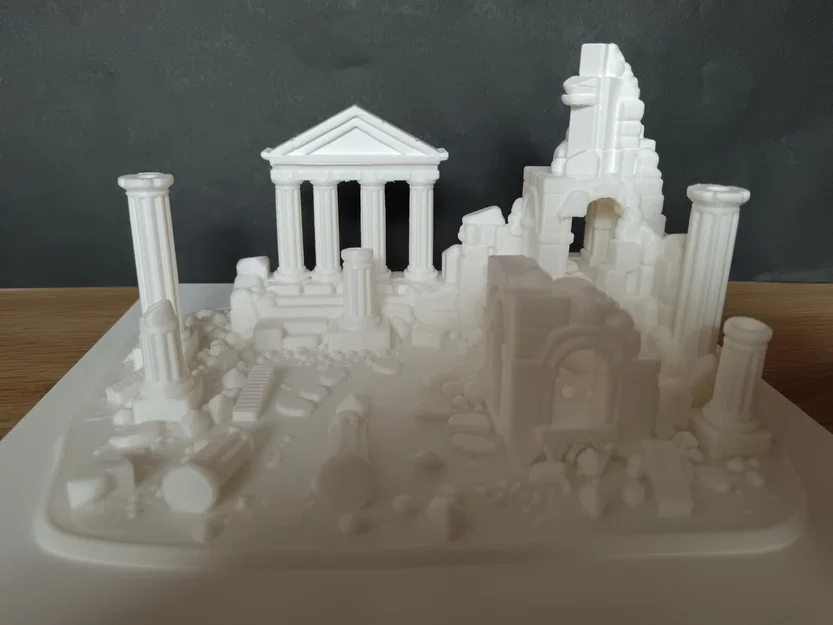 Mô hình trang trí bể cá Atlantis cổ đại - In 3D độc đáo - Image 4