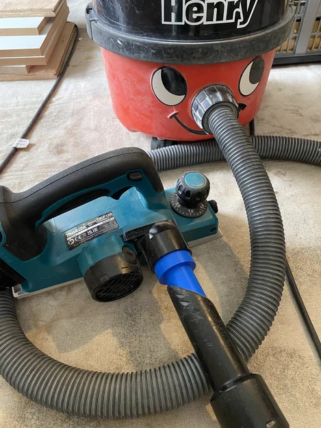 Đầu nối ống hút bụi máy bào Makita DKP 180 cho máy hút Henry - Image 1