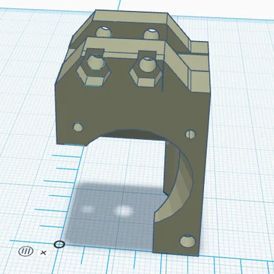 Bộ chuyển đổi SV08 TZ-V6 mount cho nozzle v6 (3D print)