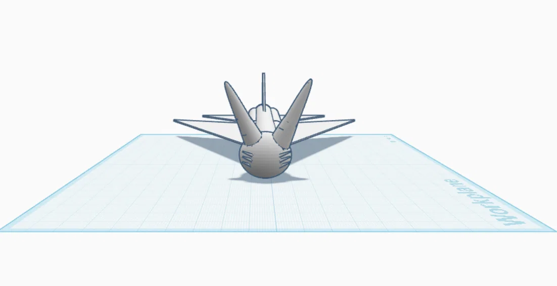 Mô hình chú thỏ lái máy bay phản lực (Easter bunny jet) in 3D - Image 1