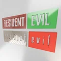Bộ khuôn mẫu stencil Resident Evil Umbrella Corp - Thumbnail 1