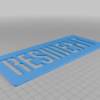 Bộ khuôn mẫu stencil Resident Evil Umbrella Corp