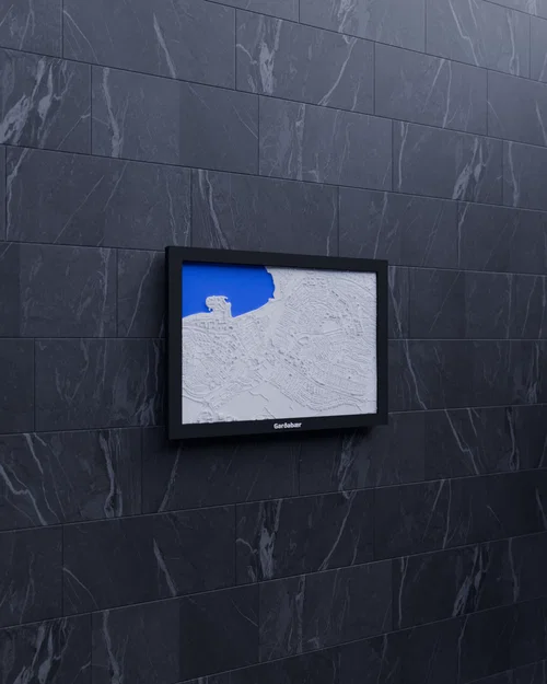 Garðabær, Iceland - Mô hình địa hình 3D thu nhỏ - Image 4