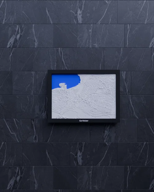 Garðabær, Iceland - Mô hình địa hình 3D thu nhỏ - Image 6