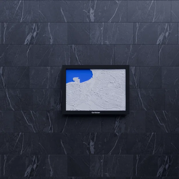 Garðabær, Iceland - Mô hình địa hình 3D thu nhỏ - Image 8