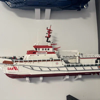 Giá treo tường cho tàu cứu hộ BlueBrixx 108466 Hermann Marwede