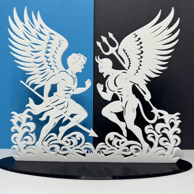 Mô hình trang trí Thiên Đường và Địa Ngục (Heaven and Hell)