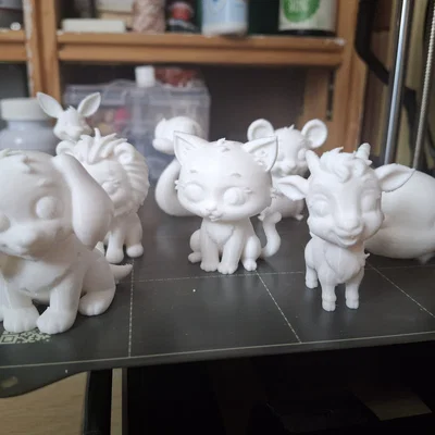 Bộ sưu tập các tượng động vật nhỏ đáng yêu