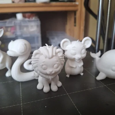 Bộ sưu tập các tượng động vật nhỏ đáng yêu