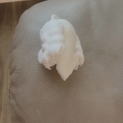 Móc khóa hình đầu chó Cocker Spaniel in 3D tinh tế và sắc nét