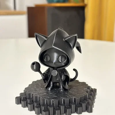Mô hình Mèo Phù Thủy (Cat Wizard) in 3D cực đẹp và dễ thương