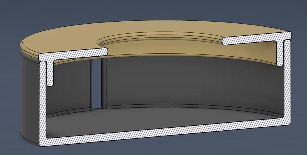 Bộ Quản Lý Cáp Tối Giản / Hub Để Bàn Hai Tông Màu - Image 4