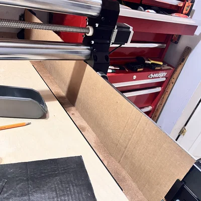 Kẹp chắn bụi cho thanh trượt trục Y máy Onefinity