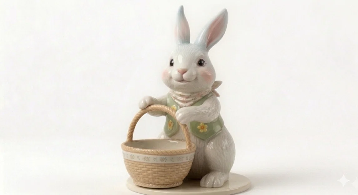 Bộ Sưu Tập Thỏ Phục Sinh - 2 Mẫu Tượng Cách Điệu - Image 2