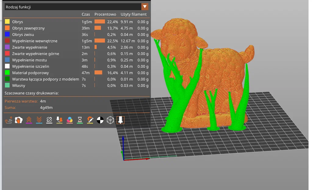 Mô hình chú cừu Phục sinh (Easter Lamb Figurine) - Image 3