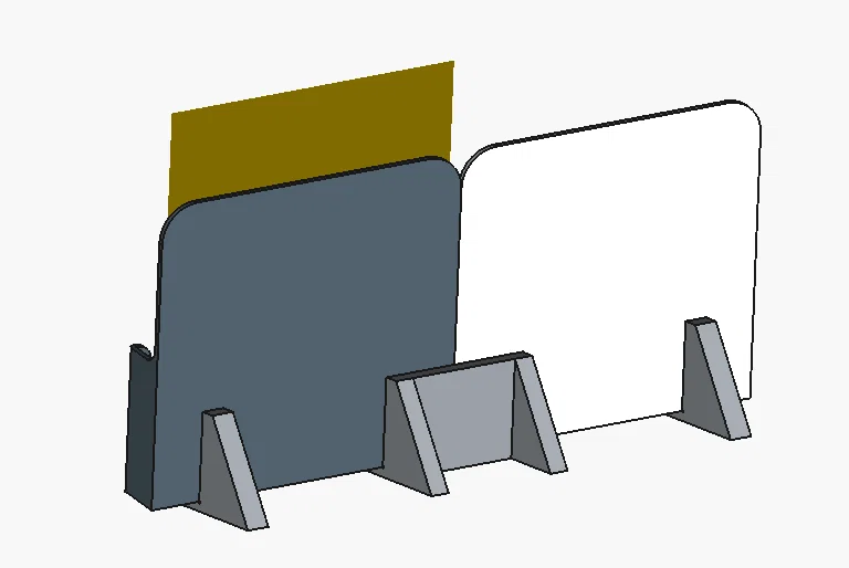 Kệ để tờ rơi tài liệu 3D (Tracts stand) tiện lợi, dễ in - Image 2
