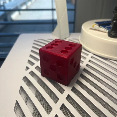 Xúc xắc 6 mặt (6 Side Dice) in 3D - Phụ kiện Board Game cực đẹp