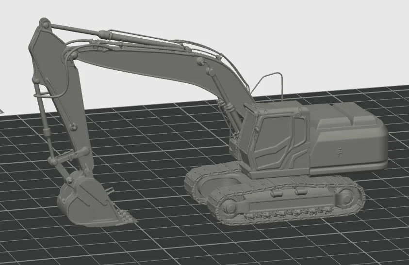 Mô hình máy xúc (Excavator) - File STL chi tiết cho in 3D - Image 1