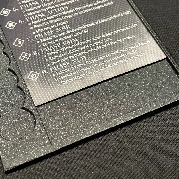 Frostpunk - Khung giữ thẻ Round/Bảng và Marker (Phiên bản tiếng Pháp) - Image 3