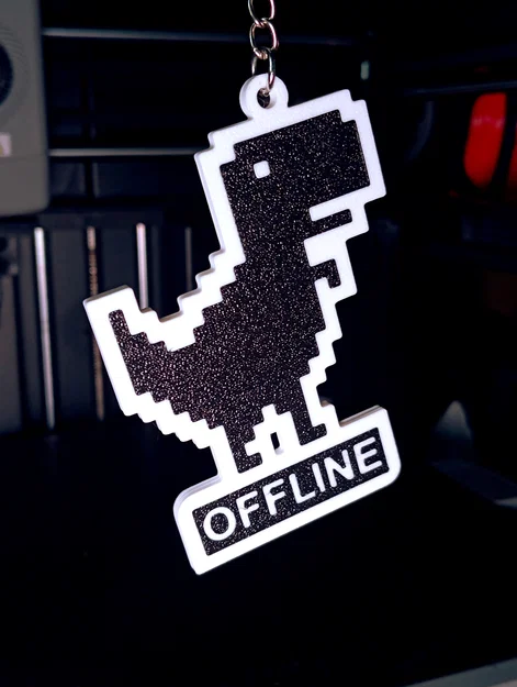 Móc khóa Dino Runer offline - Image 2