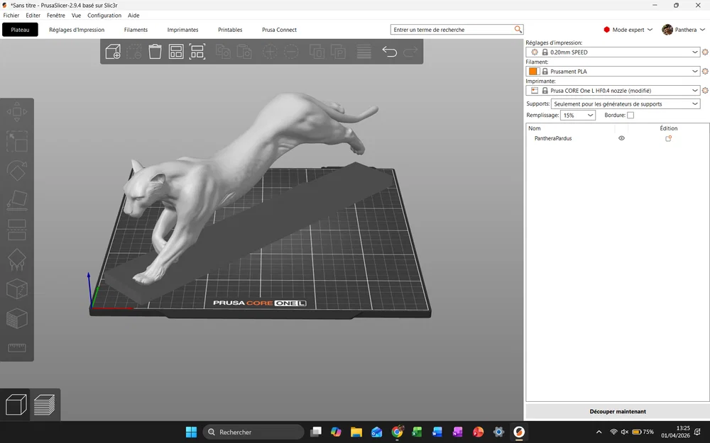 Mô hình in 3D Báo đốm (Léopard) chạy nước rút cực chi tiết - Image 4