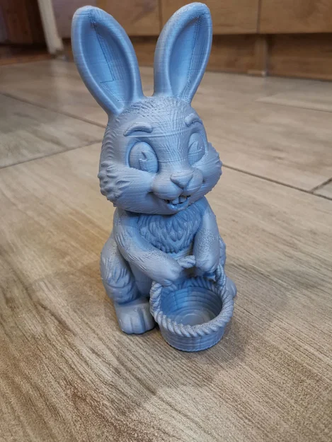 Chú Thỏ Phục Sinh Dễ Thương Với Giỏ Quà - Image 2