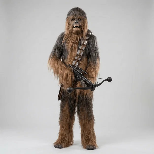 Mô hình 3D nhân vật Chewbacca huyền thoại từ Star Wars 1977 - Image 1