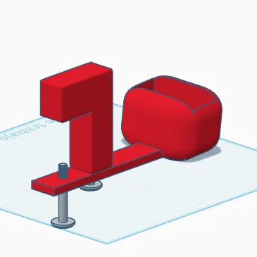 Giá đỡ tai nghe và hộp sạc AirPods kẹp bàn tiện lợi