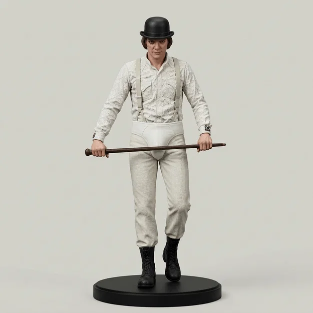 Mô hình 3D Alex DeLarge trong phim A Clockwork Orange (1971) tuyệt đẹp - Image 1