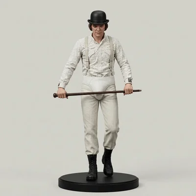 Mô hình 3D Alex DeLarge trong phim A Clockwork Orange (1971) tuyệt đẹp