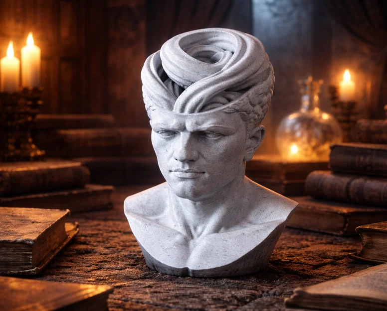 The Overthinker — Bức tượng bán thân nghệ thuật - Image 1