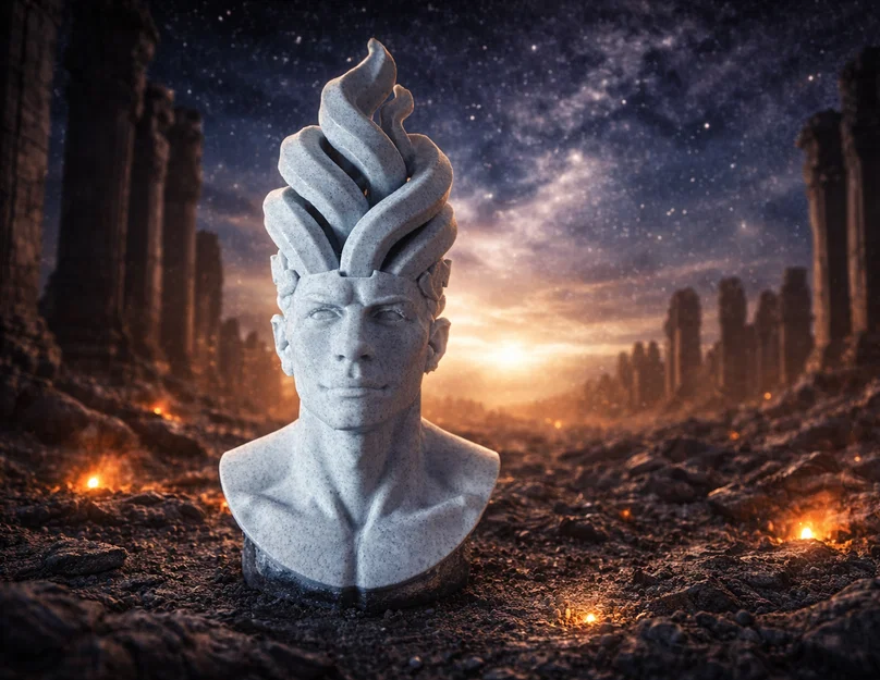 The Visionary — Tượng bán thân đầy tính nghệ thuật - Image 1