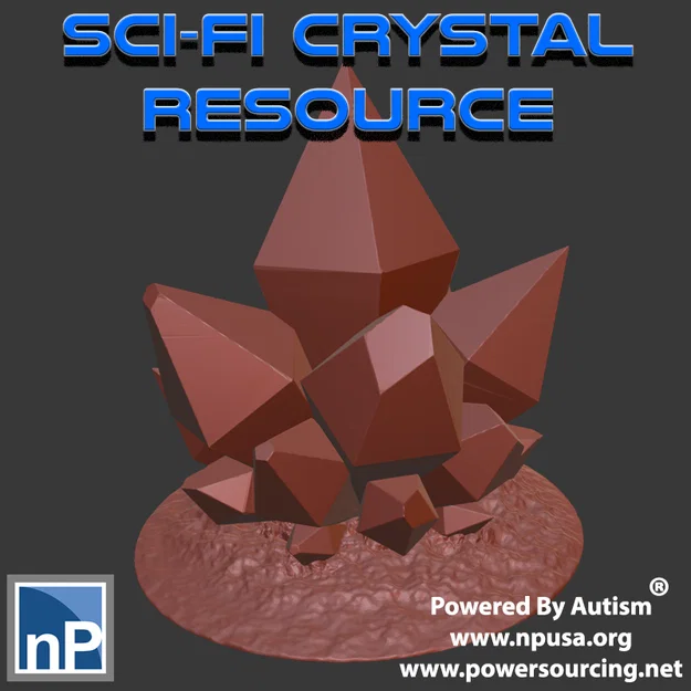 Địa hình/Tài nguyên Tinh thể phong cách Sci-Fi - Image 1