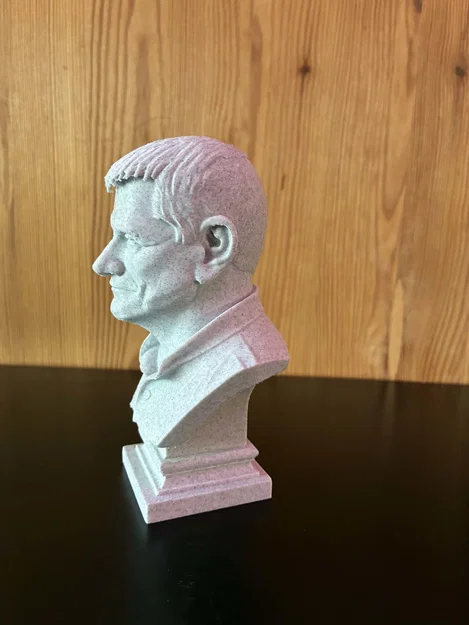 Mô hình 3D: Tượng bán thân Jean-Marie Bigard - Image 3