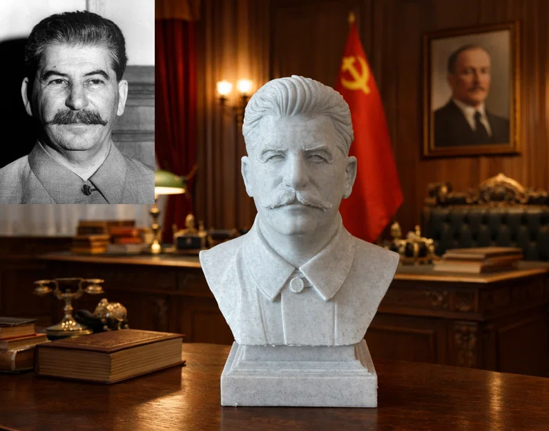Tượng bán thân Joseph Stalin (Iossif Vissarionovitch Djougachvili) - Image 1