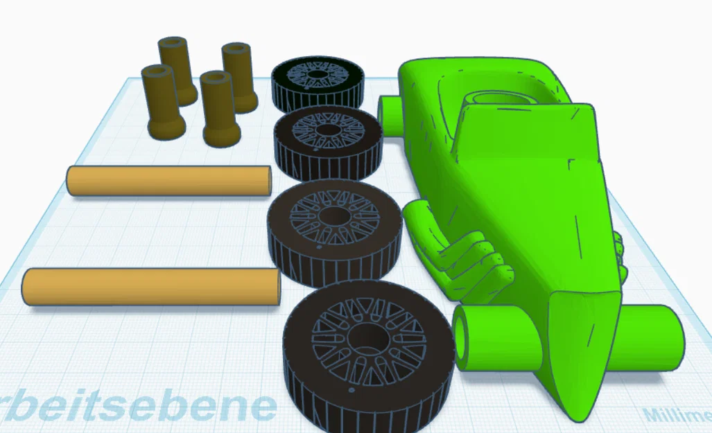 Mô hình xe đua chạy bằng bóng bay Balloon Racer in 3D cực vui - Image 1