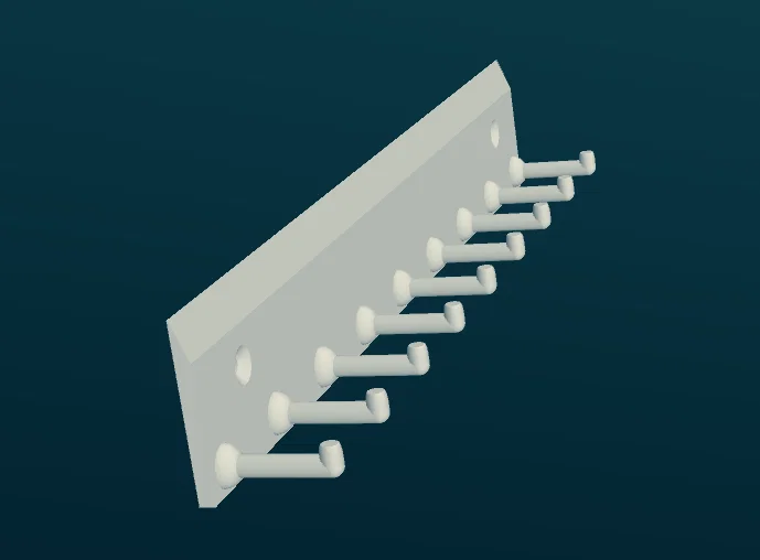 Móc treo chìa khóa gắn tường hoặc gắn trần - Image 2