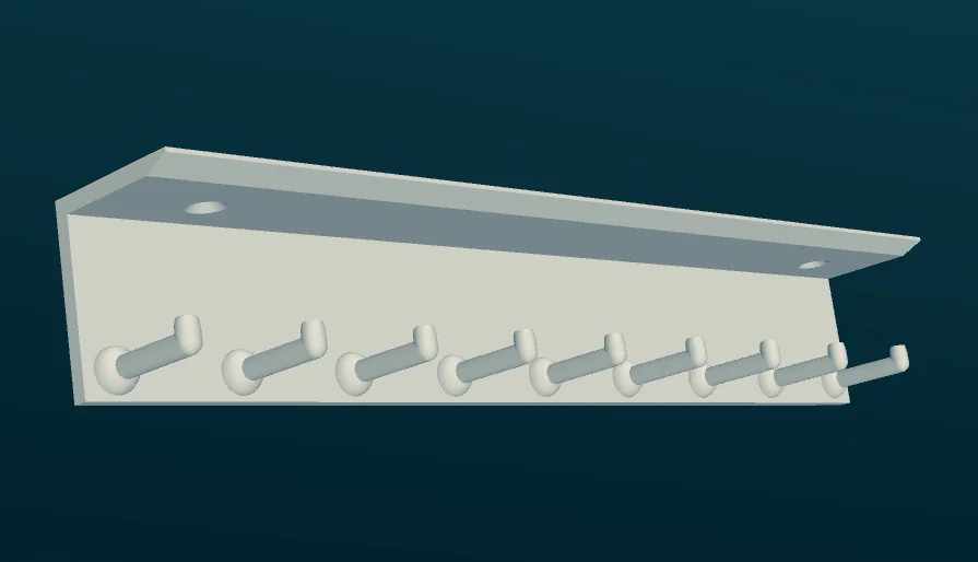 Móc treo chìa khóa gắn tường hoặc gắn trần - Image 3