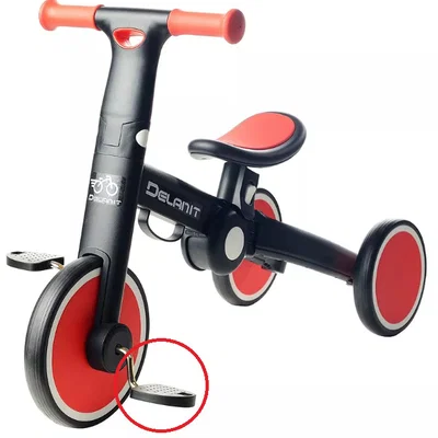 Bàn đạp thay thế cho xe chòi chân DELANIT - In 3D dễ dàng tại nhà