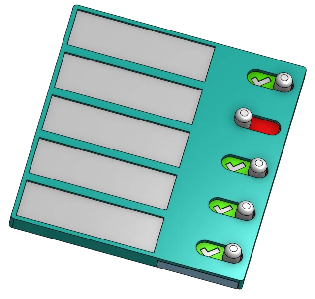 Bảng kiểm Checklist có lẫy gạt Snappy - Image 6