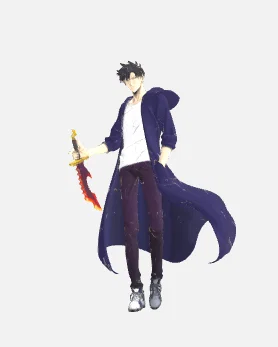 Mô hình 3D Sung Jin-woo - Solo Leveling (File in 3D chất lượng) - Image 1