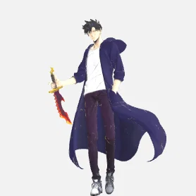 Mô hình 3D Sung Jin-woo - Solo Leveling (File in 3D chất lượng)