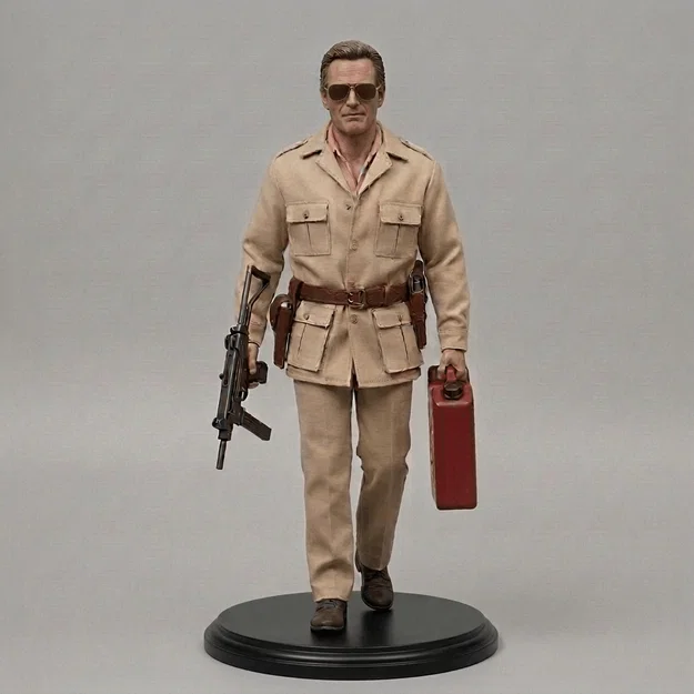 Mô hình 3D nhân vật Charlton Heston trong phim The Omega Man 1971 - Image 1