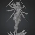 Mô hình 3D Frost Valkyrie - Nữ chiến binh huyền thoại đầy uy lực - Thumbnail 1
