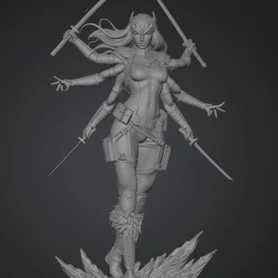 Mô hình 3D Frost Valkyrie - Nữ chiến binh huyền thoại đầy uy lực