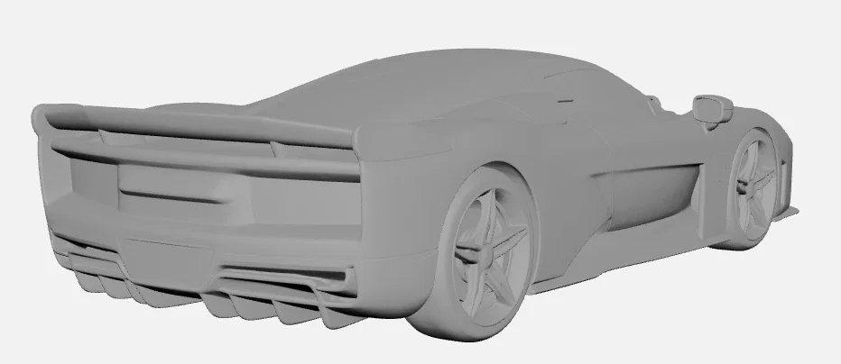 Mô hình Ferrari F80 - Tinh hoa siêu xe cho tín đồ in 3D - Image 3